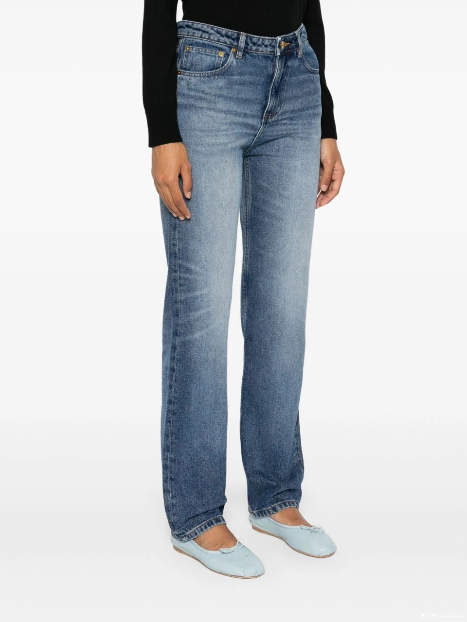 Cheap straight-leg jeans Women mid-rise A.P.C. Kylie 0426
